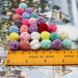 15mm Net Yarn Lace Ball Net Cloth Flower Ball Toys Clothing Packaging