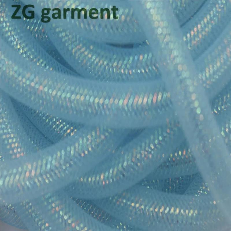 Colorful Mesh Plain Tubular Crin Stretch Tubing DIY Jewelry Accessories 3Yards