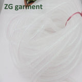Colorful Mesh Plain Tubular Crin Stretch Tubing DIY Jewelry Accessories 3Yards