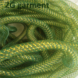 Colorful Mesh Plain Tubular Crin Stretch Tubing DIY Jewelry Accessories 3Yards