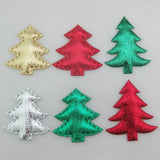 PANVEG 50Pcs Padded Cloth Christmas Tree DIY Craft Accessories