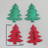 PANVEG 50Pcs Padded Cloth Christmas Tree DIY Craft Accessories