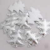 PANVEG 50Pcs Padded Cloth Christmas Tree DIY Craft Accessories