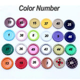 25pcs Colored Round Bottle Caps 25mm DIY Crafts Accessories