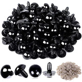 100pcs Plastic Safety Eyes for Toys DIY Crafts Teddy Bear Eye 6mm 8mm 10mm 12mm