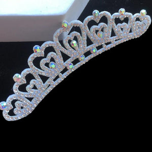 10pcs Rhinestone Crown Fabric Applique for Craft/Wedding/Clothing Decor Patch