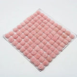 100 Pcs 2.5Cm Fluffy Solid Pom-poms DIY Accessories
