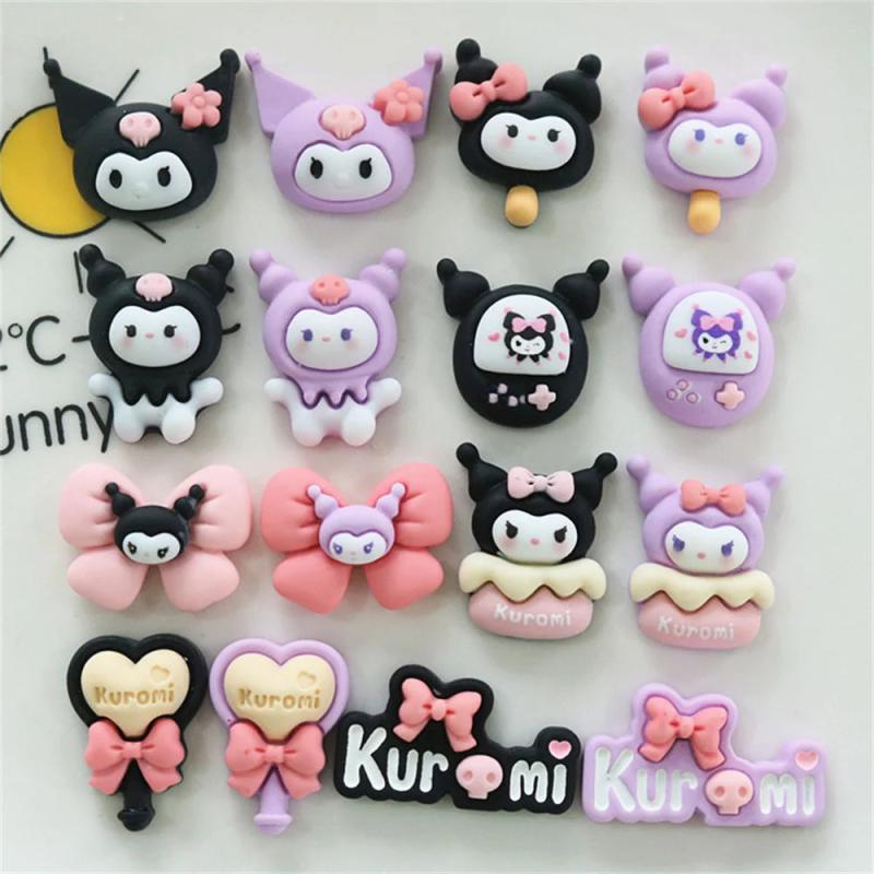 Mixed Cartoon Dolls Resin Patches DIY Earring Hairpin Garment Shoe Buckle