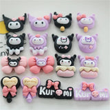 Mixed Cartoon Dolls Resin Patches DIY Earring Hairpin Garment Shoe Buckle