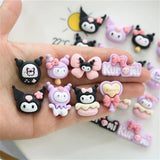 Mixed Cartoon Dolls Resin Patches DIY Earring Hairpin Garment Shoe Buckle