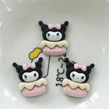 Mixed Cartoon Dolls Resin Patches DIY Earring Hairpin Garment Shoe Buckle