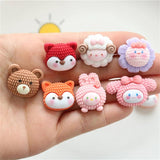 20-30Pcs Cartoon Animal Resin Patch DIY Decoration Accessories