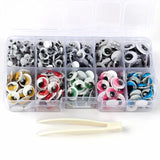DIY Self-Adhesive Wiggly Googly Doll Eye Mixcolor Eyeball Children Craft Tool