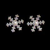 30pcs Rhinestone Snow Cloth Applique Craft/Wedding/Clothing Decor Patch DIY