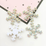30pcs Rhinestone Snow Cloth Applique Craft/Wedding/Clothing Decor Patch DIY