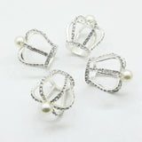 3Pc Mini Crown Crystal Decorative Accessories DIY Clothing Sewing Supplies
