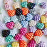10Pcs Stars Love Heart Acrylic Spacer Beads Necklace Bracelet DIY Jewelry Making