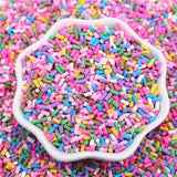 Cylindrical Strip Clay Slices for Slime Filling DIY Nail Art