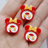 30pcs Resin Cake Foods DIY Accessories Materials Shoe Button Head Ornament