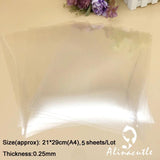 PVC Plastic Sheet for DIY Scrapbooking Shaker Card Album