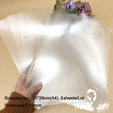 PVC Plastic Sheet for DIY Scrapbooking Shaker Card Album
