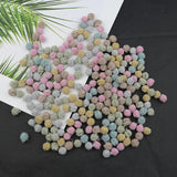 300Pcs 10mm Glitter Pom Pom Balls for DIY Crafts