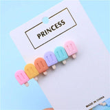 30Pcs Mini Popsicle Resin Earrings Hairpin Crafts Ice Cream Arts Applique