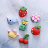 10-30 Mini Cartoon Resin DIY Hair Bows Jewelry Flat Back Decor Scrapbook Art