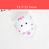 20Pcs Animal Resin Ornaments for DIY Mini Decor