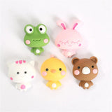 20Pcs Animal Resin Ornaments for DIY Mini Decor