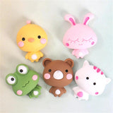 20Pcs Animal Resin Ornaments for DIY Mini Decor