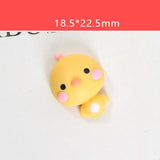 20Pcs Animal Resin Ornaments for DIY Mini Decor