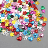 200pcs Mixed Shape Padded Patch Appliques DIY Crafts Arts Kids