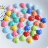 20-50Pcs Mini Love Heart Resin Accessory DIY Jewelry Making Materials