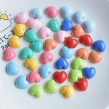 20-50Pcs Mini Love Heart Resin Accessory DIY Jewelry Making Materials