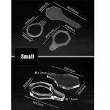 5pcs Plastic Mold Water Drop Access Card Key Chain DIY Leather Tool