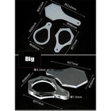 5pcs Plastic Mold Water Drop Access Card Key Chain DIY Leather Tool
