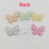100Pcs 3.1*2.5CM Butterfly Padded Appliques DIY Sewing Clothes Supplies