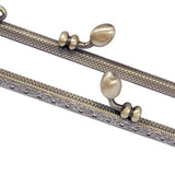 LMDZ 1Pcs Purse Frame Hanger Bronze Metal Clasp Purses Handle Diy Bag Parts