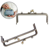 LMDZ 1Pcs Purse Frame Hanger Bronze Metal Clasp Purses Handle Diy Bag Parts