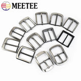 2Pcs Metal Belt Buckles 35/40mm Pin Buckle Clasp Waistband DIY Leather Crafts