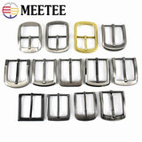 2Pcs Metal Belt Buckles 35/40mm Pin Buckle Clasp Waistband DIY Leather Crafts