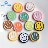 20Pcs Smiling Face Resin DIY Accessory for Earring Hairpin Clothing Phone Case