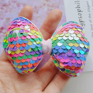 Sequins Bow Hair Clip DIY Accessories Cake Decoration