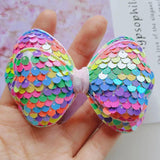 Sequins Bow Hair Clip DIY Accessories Cake Decoration