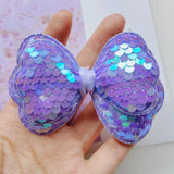 Sequins Bow Hair Clip DIY Accessories Cake Decoration