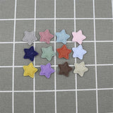 100pcs 26mm Corduroy Stars Padded Patches Appliques DIY Craft Toys