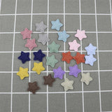100pcs 26mm Corduroy Stars Padded Patches Appliques DIY Craft Toys