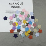 100pcs 26mm Corduroy Stars Padded Patches Appliques DIY Craft Toys