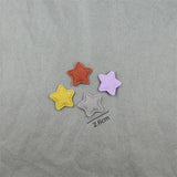 100pcs 26mm Corduroy Stars Padded Patches Appliques DIY Craft Toys